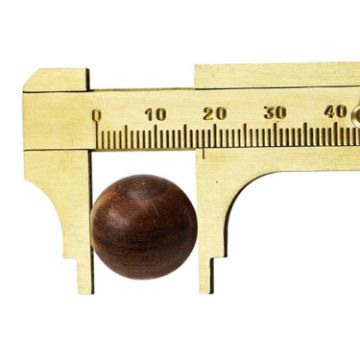 Mini Brass Sliding Vernier Caliper 80mm - Jewelry Bead Measuring Tool - 1