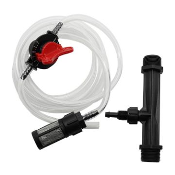 Venturi Fertilizer Applicator G3/4 Kit with Filter Straw & Connector - 1