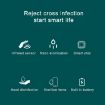 USB Smart Induction Ultrasonic Spray Humidifier with LED (White) - 4