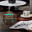 Wood Grain USB Humidifier & Aromatherapy Lamp with Remote Control (White) - 6