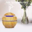 Wood Grain USB Humidifier & Aromatherapy Lamp with Remote (White-3) - 3