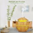 Green Wood Grain USB Humidifier & Aromatherapy Lamp with Remote Control - 4