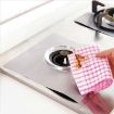 4 PCS Black Gas Furnace Stovetop Cleaning Pads, 27x27 cm Ultra-thin Fiber - 5