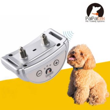 PD258 Automatic Anti Barking Collar for Dogs, S Size, Silver - 1