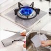 Ultra-thin Silver Gas Furnace Stovetop Cleaning Pad 27x27cm 0.12mm - 7