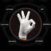 12 Pairs Cotton Labor Insurance Work Gloves, Single-sided Safety - 8