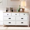Invisible Grey Wardrobe Drawer Handle - Single Hole, Slotted Scrub Design - 6