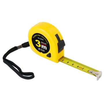 deli 3m Retractable Measuring Tape - Portable Mini Pull Ruler - 1