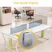 Space Aluminum Alloy Desk Screen Clamps - 2 PCS (Black) - 7