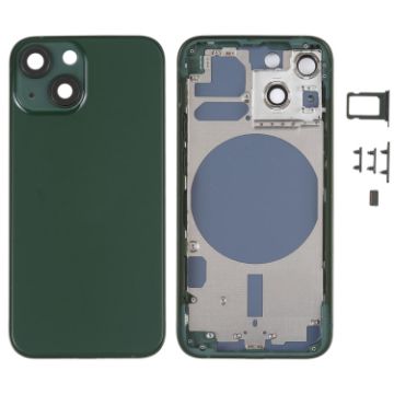 iPhone 13 Mini Green Back Housing Cover with SIM Tray & Side Keys - 1
