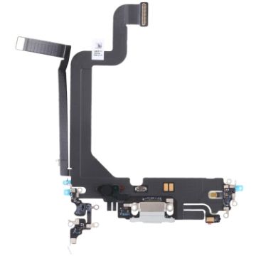 iPhone 14 Pro Max Charging Port Flex Cable (White) Original - 1