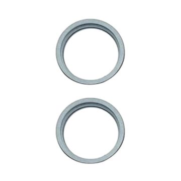 iPhone 15/15 Plus Rear Camera Glass Lens Protector Ring Set (Blue) - 1