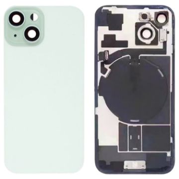 iPhone 15 Green Glass Back Cover with Flash Bracket & Wireless Charging - 1