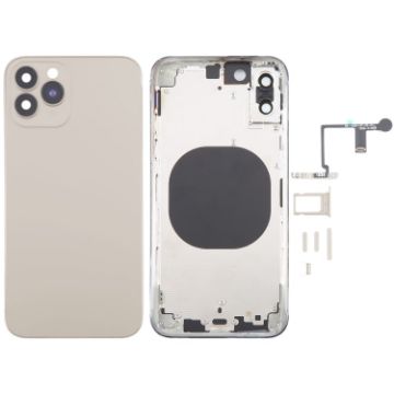 iPhone XS Back Cover iP15 Pro Look - Titanium Finish - 1