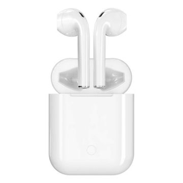 i9 Touch Wireless TWS Bluetooth 5.0 Sport Headset with Charging Box (White) - 1