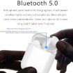 i9 Touch Wireless TWS Bluetooth 5.0 Sport Headset with Charging Box (White) - 8