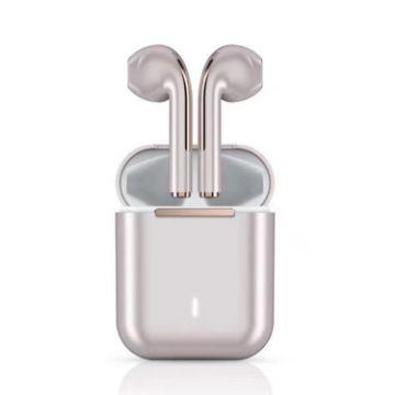 J18 Bluetooth 5.0 TWS Wireless Earphones with Charging Box - Rose Gold - 1