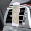 Magnetic Air Vent Phone Mount for iPhone, Galaxy, Huawei & More - Silver - 7