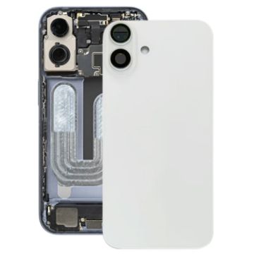 iPhone 16 Plus Battery Back Cover & Camera Lens Cover - White - 1