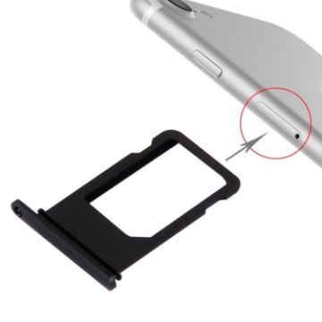 iPhone 7 Card Tray Replacement - Black | Compatible Part - 1