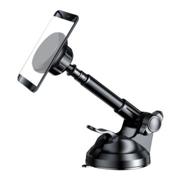 Universal Magnetic Retractable Rotating Car Phone Holder - 1