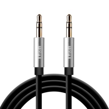 IVON CA55 1m Black 3.5mm Male to Male AUX Audio Cable - 1