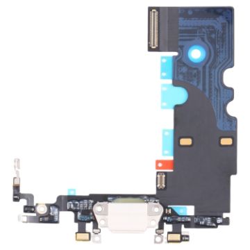 iPhone SE 2022 3rd Gen Charging Port Flex Cable White Replacement - 1