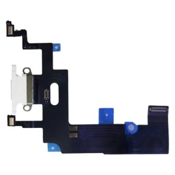 iPhone XR Charging Port Flex Cable Replacement - White - 1