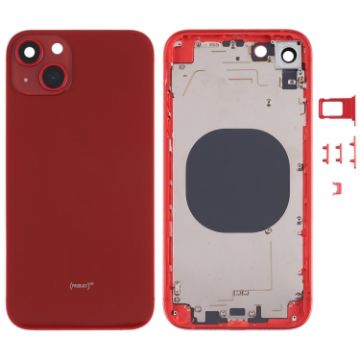 iPhone XR Back Housing Cover Red - iP13 Appearance Imitation - 1