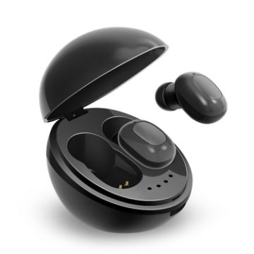 A10 TWS Space Capsule Bluetooth Earphones with Magnetic Box & Lanyard - 1