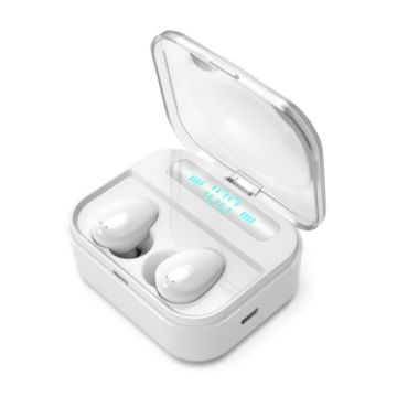 X7 TWS V5.0 Wireless Bluetooth Headset with Charging Case - White - 1
