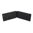 K018 Black Foldable Bluetooth Wireless Keyboard - 67 Keys, USB Charging - 2