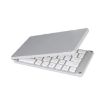 Foldable 67-Key Bluetooth Wireless Keyboard USB Charging - Silver - 3