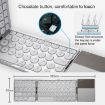 GK408 Silver Wireless Bluetooth Keyboard with Touchpad for Android/IOS/Windows - 5
