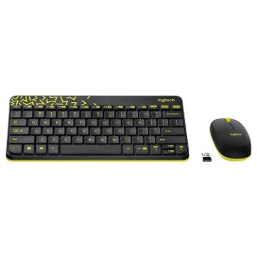 Logitech MK240 Nano Wireless Keyboard & Mouse Set - Black - 1
