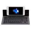 F18 Ultra-slim Foldable Bluetooth Keyboard with Holder - 58 Keys, Grey - 2