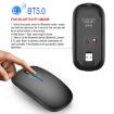 HXSJ M90 Grey Ultrathin Mute Rechargeable Dual Mode Wireless Mouse - 7