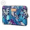 Lisen 13" Sleeve Case for Laptops - Colorful Leaves Design (Blue) - 1