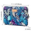 Lisen 13" Sleeve Case for Laptops - Colorful Leaves Design (Blue) - 2