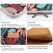 Lisen 13" Sleeve Case for Laptops - Colorful Leaves Design (Blue) - 4