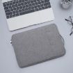 13.3" Universal Denim Laptop Bag for MacBook, Lenovo - Grey, 35.5x26.5x2cm - 4