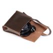 Leather Laptop & Tablet Bag w/ Cable Winder for 11.6" & Below - Wine Red - 4