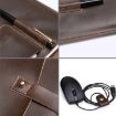 Leather Laptop & Tablet Bag w/ Cable Winder for 13" & Below - Wine Red - 6