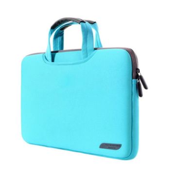 12" Portable Air Permeable Sleeve Bag for Laptops, 32x21x2cm, Green - 1