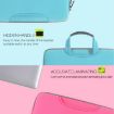 12" Portable Air Permeable Sleeve Bag for Laptops, 32x21x2cm, Grey - 3