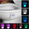 Motion Sensor LED Toilet Seat Light - 8 Colors Night Light Lamp - 1