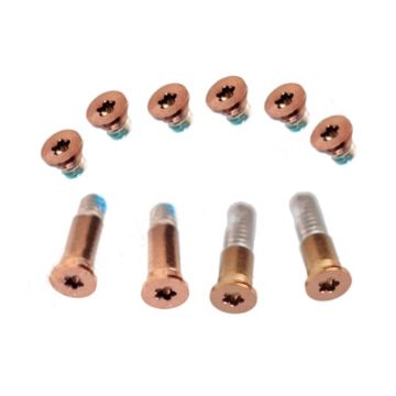 MacBook Air Retina 13" A1932 2018 Gold Bottom Cover Screws Set 10-in-1 - 1