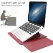Universal Waterproof PU Leather Laptop Bag Set for 13/14" - Black - 5