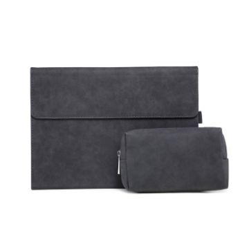 Surface Pro 7/7+ Sheepskin Leather Case + Power Supply Bag & Pen Slot - 1