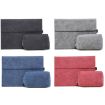Surface Pro 7/7+ Sheepskin Leather Case + Power Supply Bag & Pen Slot (Blue) - 2